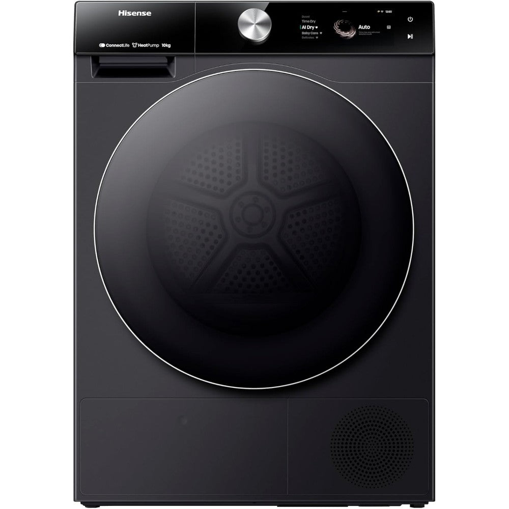 Hisense, Dryer Condenser 10Kg Heat Pump Wifi Black