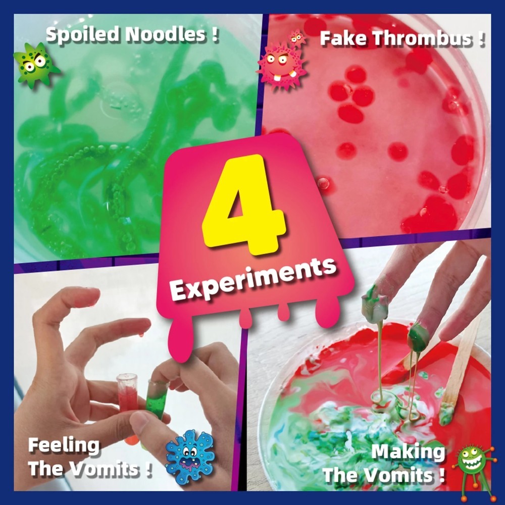 Crazy Chemistry, Disgusting Gross Science Experiments For Children Young Chemist Set Educational Toys Kids Gifts