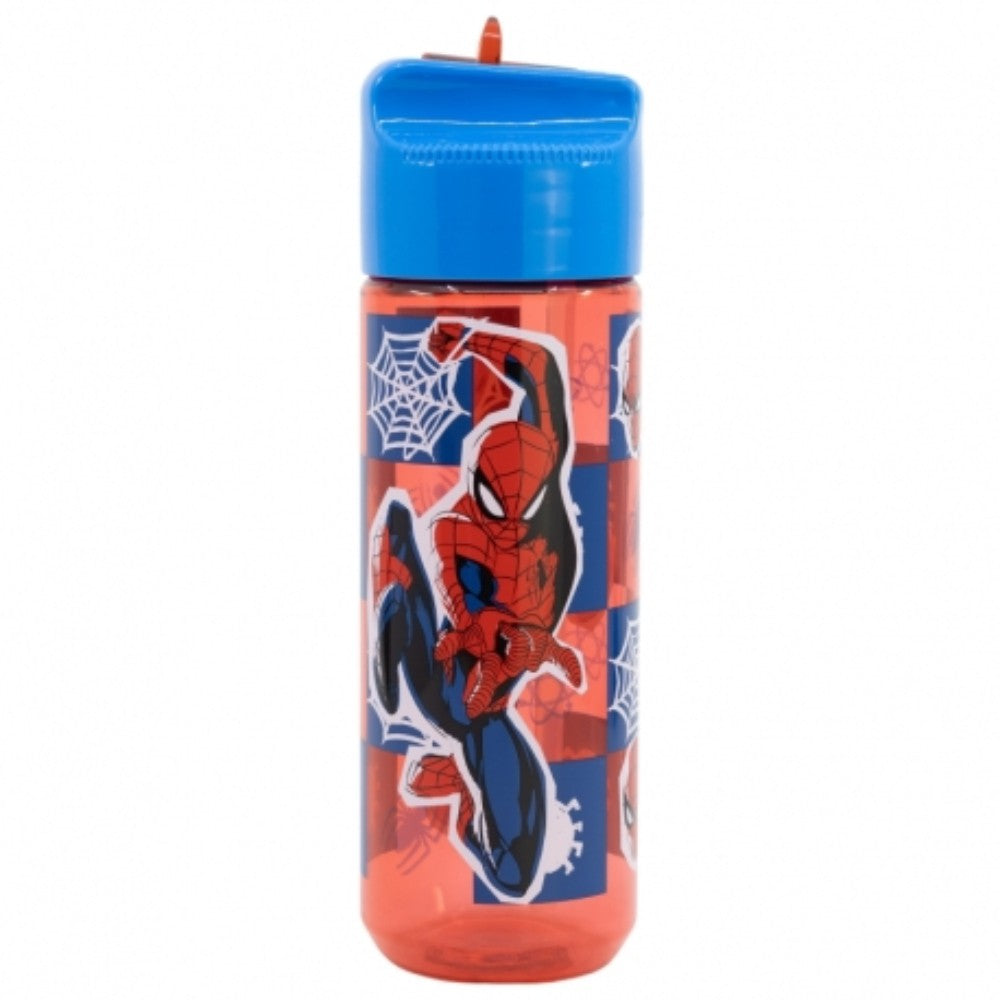 Stor, Large Ecozen Hydro Bottle 540ml Spiderman Arachnid Grid