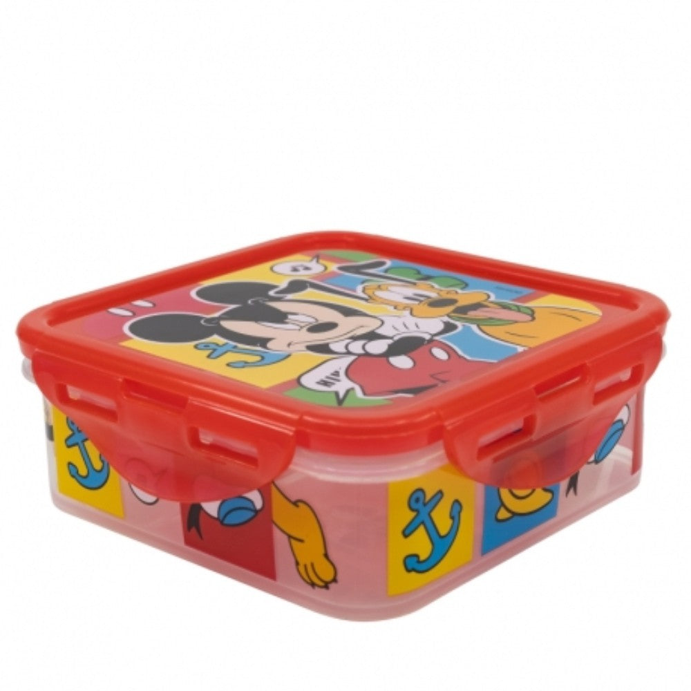 Stor, Square Hermetic Food Container 500ml Mickey Mouse Better Together
