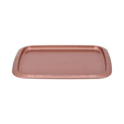 Betty Crocker Non-Stick Cookie Sheet Pan 37cm, Durable Materials, Easy To Clean [Rose], BC1063