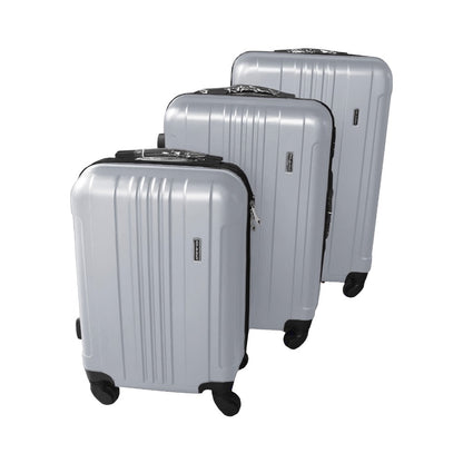 Dolphen, Travel Suitcase Bags Hardside 4 Wheels Luggage 3-Piece Set , Available in Different Colors