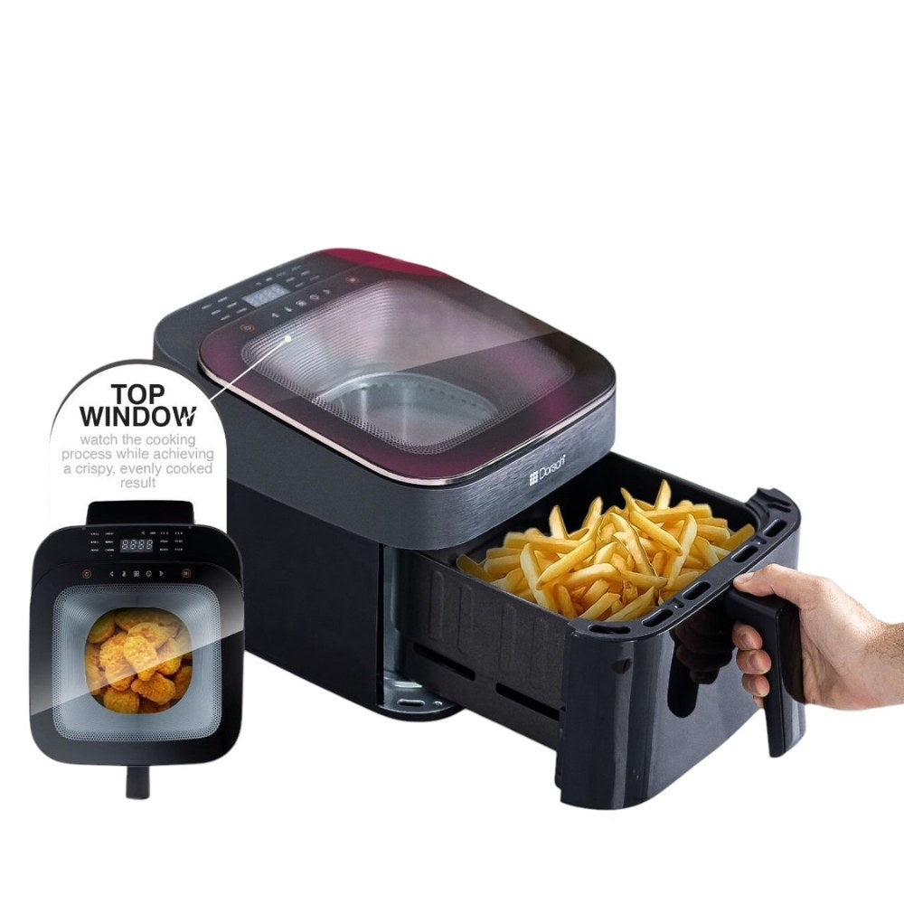 Dorsch, Airfryer Top View Window 6.5L 12Programs