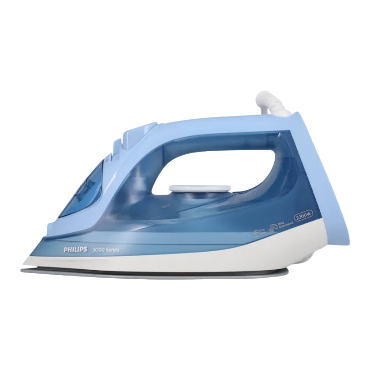 Philips, Steam Iron Ceramic Soleplate 3000 Series Blue 2400W