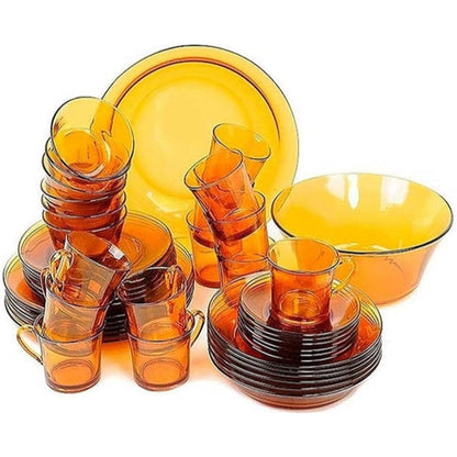 Duralex, Vermeil Dinner Service 44 Pieces