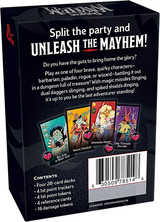 Dungeon Mayhem | Dungeons & Dragons Card Game | 2-4 Players, 120 Cards