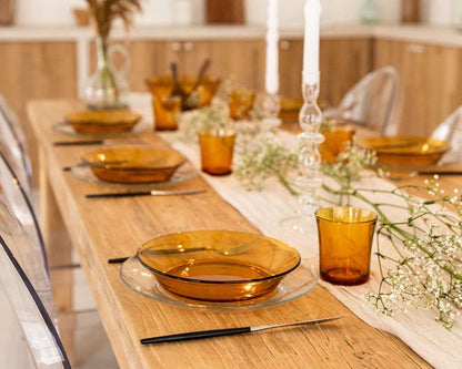 Duralex, Vermeil Dinner Service 44 Pieces