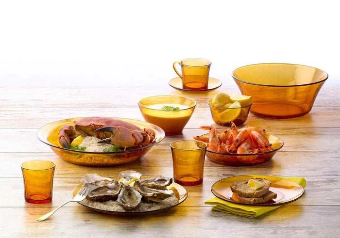 Duralex, Vermeil Dinner Service 44 Pieces