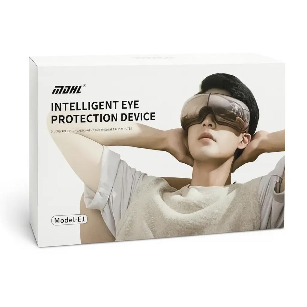 MDHL, Intelligent Eye Protection Device – Eye Care & Relaxation, 3in1 Massage, Air Compression, Vibration - Warmth, MD-E1