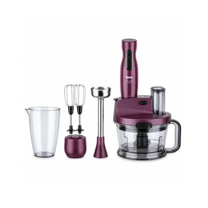 Fakir Mr Chef Quadro 1000W Blender Set with 1.5L Chopper - Purple, FKR-41003283