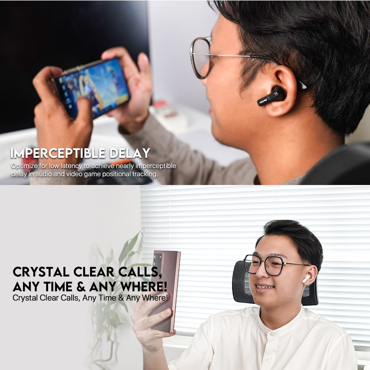 Fantech, Wave Tw11V2 Wireless Earphone, Available in Different Colors