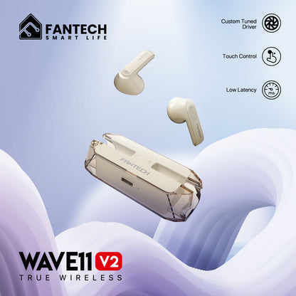 Fantech, Wave Tw11V2 Wireless Earphone, Available in Different Colors