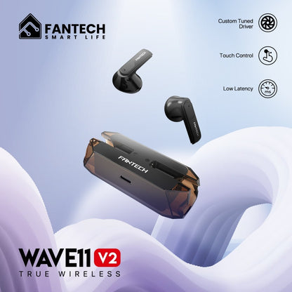 Fantech, Wave Tw11V2 Wireless Earphone, Available in Different Colors