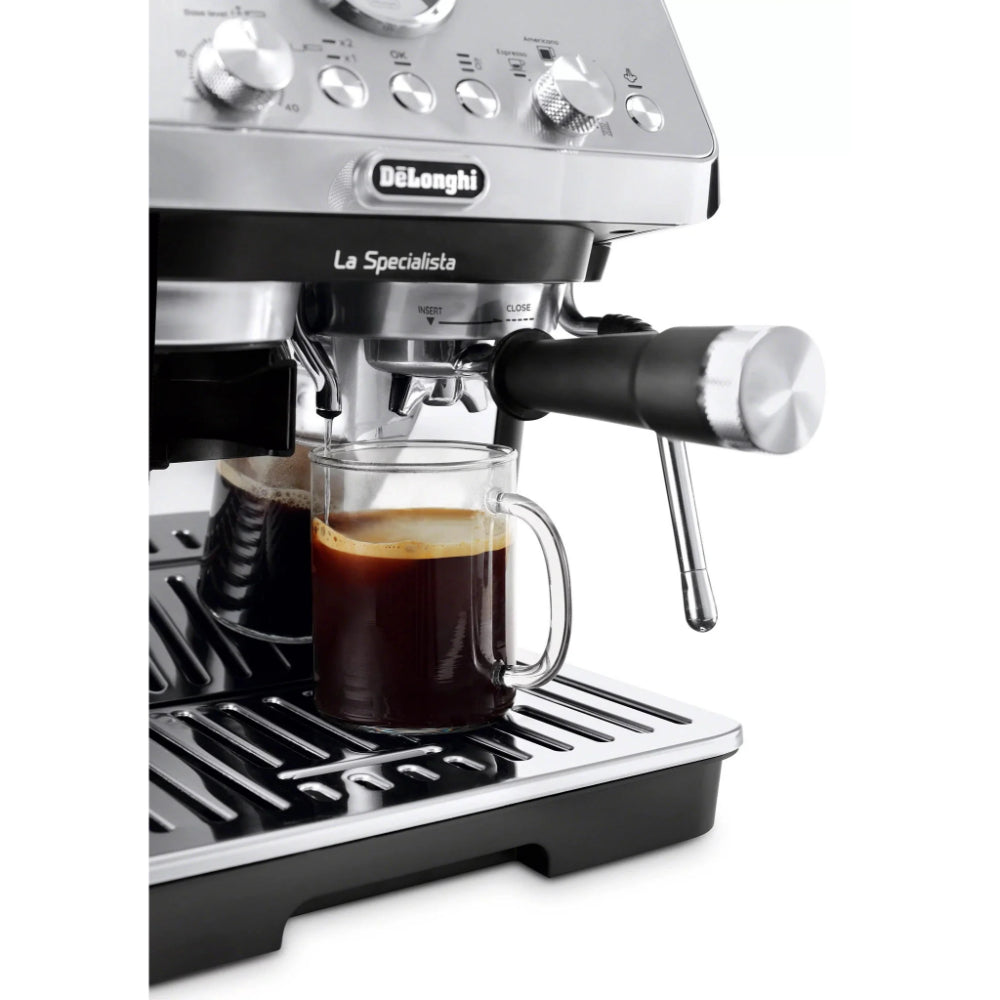 Delonghi La Specialista Arte, Semi Pro Espresso Maker, Integrated Grinder, 19 Bars-1450W, EC9155MB