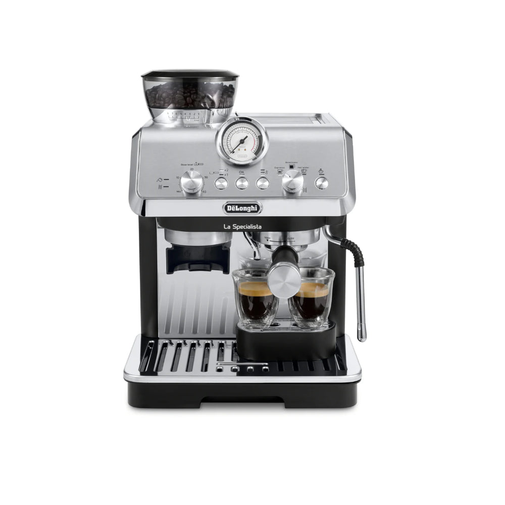 Delonghi La Specialista Arte, Semi Pro Espresso Maker, Integrated Grinder, 19 Bars-1450W, EC9155MB