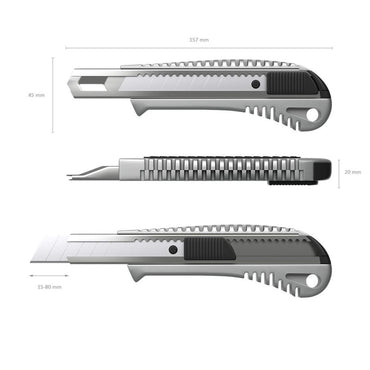 Erichkrause, Metal Cutter Auto-Lock Ek19158, 18 Mm (Plastic Blister 1 Pcs)