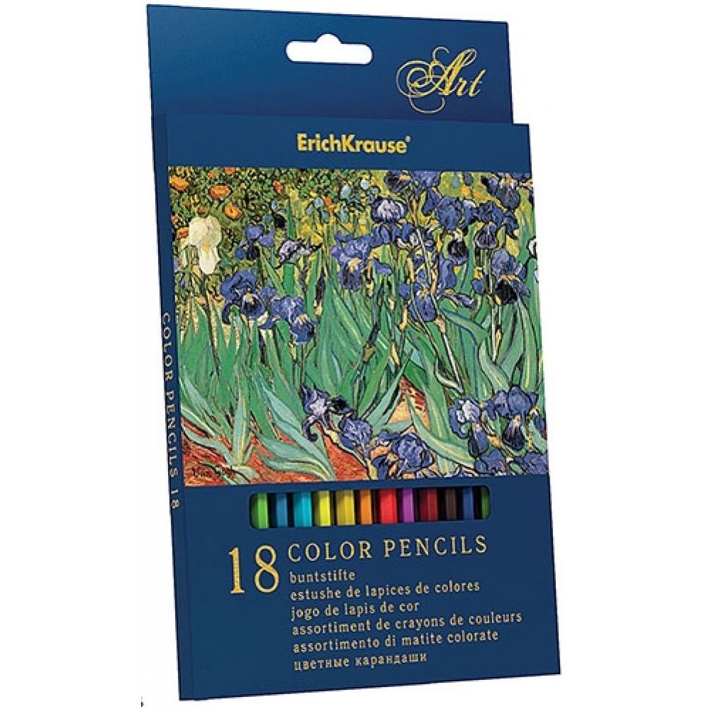 Erichkrause, Coloring Pencils Wood 18 Colors