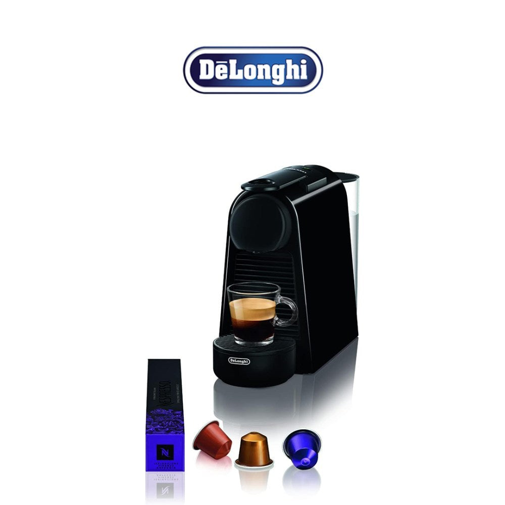 Nespresso Essenza Mini Coffee and Espresso Machine by De'Longhi, Includes a complimentary starter set of 7 Nespresso Original capsules EB85B
