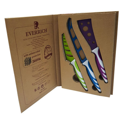 Cool Gift, Everrich, Professional Cheese  Knife Set Of 3 Pcs
