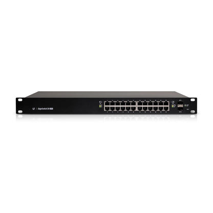 Ubiquiti, Edgeswitch, Layer 2/3, 24-Gbe Poe+, 2-Sfp, 250W