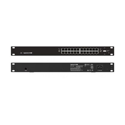 Ubiquiti, Edgeswitch, Layer 2/3, 24-Gbe Poe+, 2-Sfp, 250W