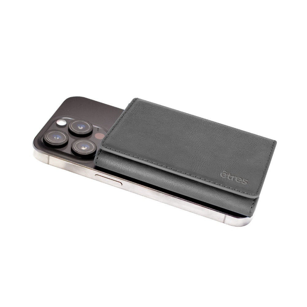 Etres, Smart Wlt Flat Et-Cl018 Grey No Pocket