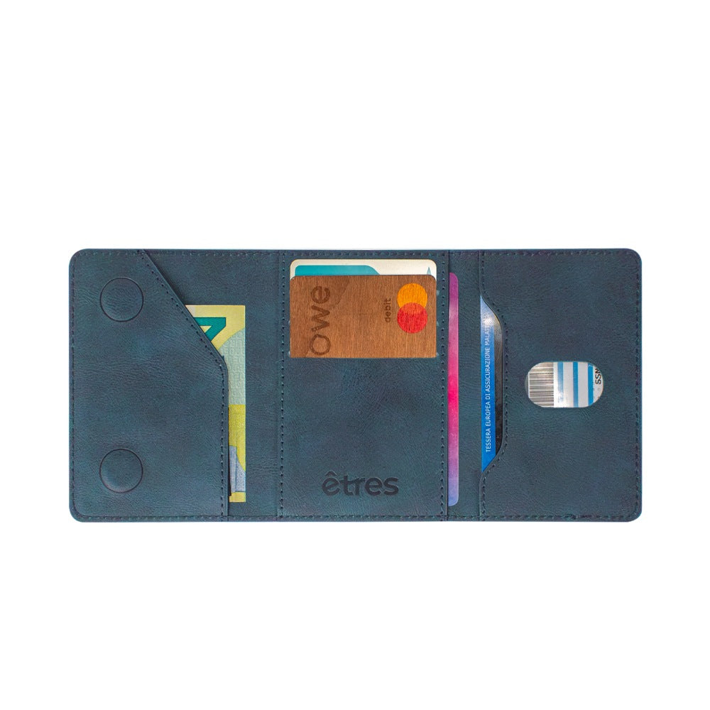 Etres, Smart Wlt Portacarte Aggancio Blue