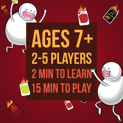 Exploding Kittens, A Russian Roulette Card Game, Easy Family-Friendly Party Games - Card Games For Adults, Teens & Kids - 2-5 Players