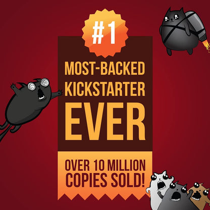 Exploding Kittens, A Russian Roulette Card Game, Easy Family-Friendly Party Games - Card Games For Adults, Teens & Kids - 2-5 Players