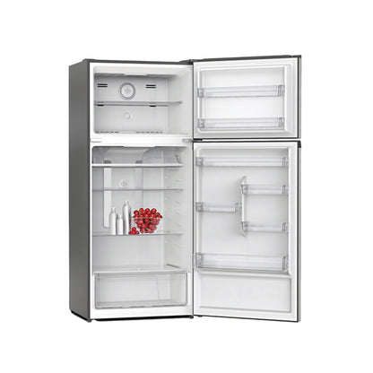 Aza Fridge General Gold, Double Door 415L, No Frost Inverter, [Black Glass], AZA-650BG