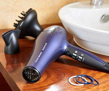 Taurus, Hair Dryer 2200W, Ionic Technology: Frizz-Free Hair, 2 Speeds, 3 Temperatures