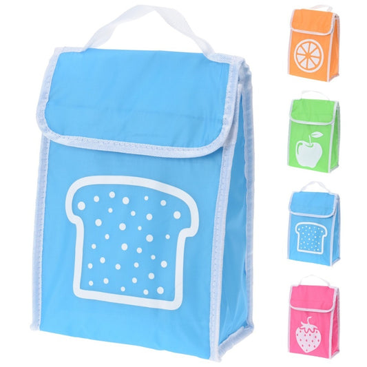 Kids Insulated Lunch Bag 24 X 18 Cm In 4 Assorted Colors