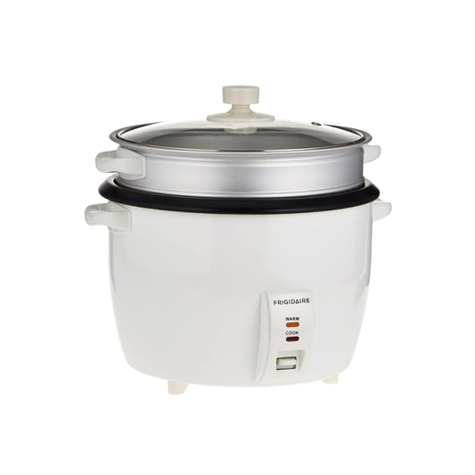Frigidaire, Rice Cooker With Steamer, 2.8L, 1000W, White, With Automatic Turn On Function, FD8028S