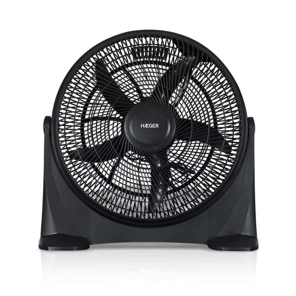 HAEGER Semi-Industrial Floor Fan Hover Wind – 50cm, 90W, 3 Speeds, FF-020.007A