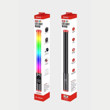 Jmarry Fm-128Rgb, Versatile Rgb Led Light, With Color-Changing, Effects, Adjustable, Brightness, Rechargeable Battery