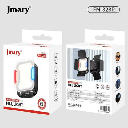 Jmary Fm-328R Portable Video Fill Light Adjustable Color Temperature