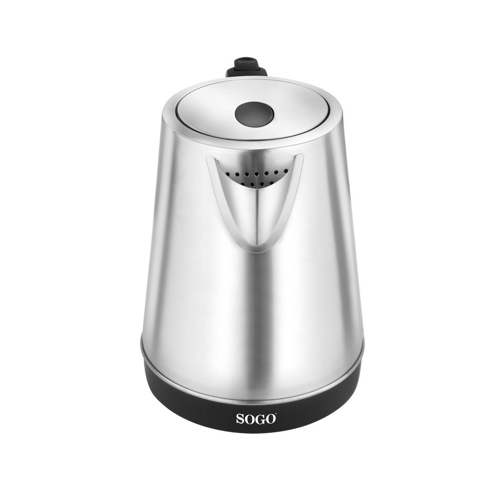 Sogo, Cordless Water Kettle Deluxe S/S - 1,7L -Strix Control 2000W