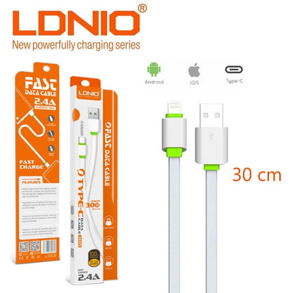 Ldnio, Xs-073, 30 Cm 2.4A Fast Charge Data Cable