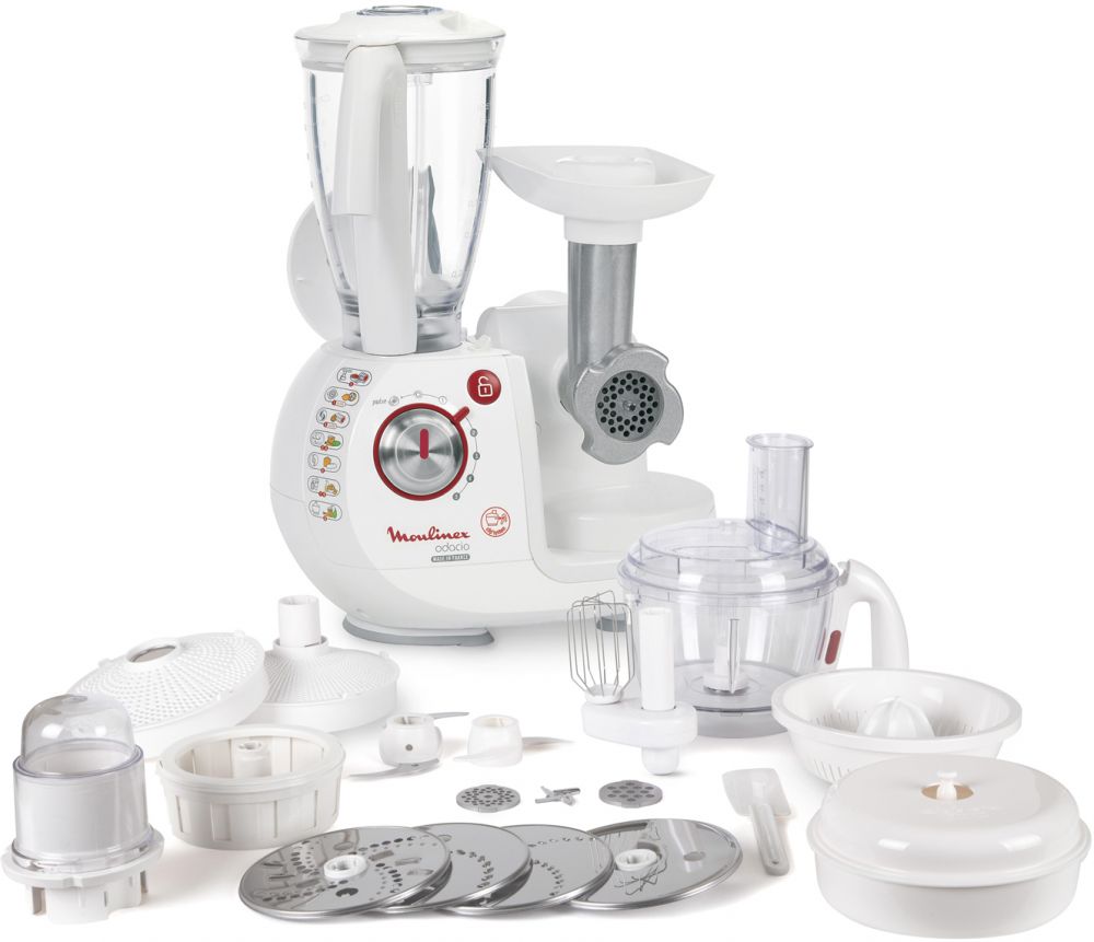 Moulinex, Food Processor 1000 Watt ,Multifunction, White