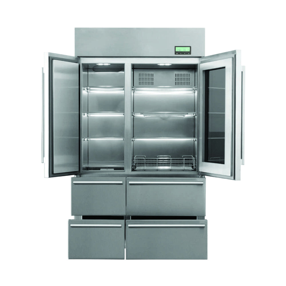 Campomatic Bottom Mount Fridge, 6 Doors - 713L, FR121X
