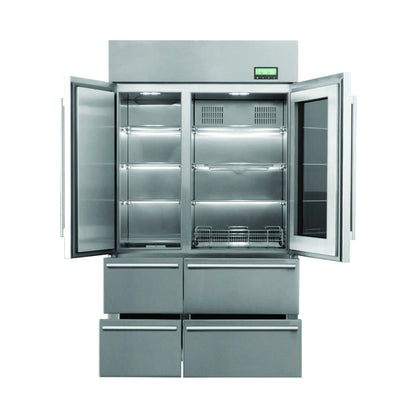 Campomatic Bottom Mount Fridge, 6 Doors - 713L, FR121X