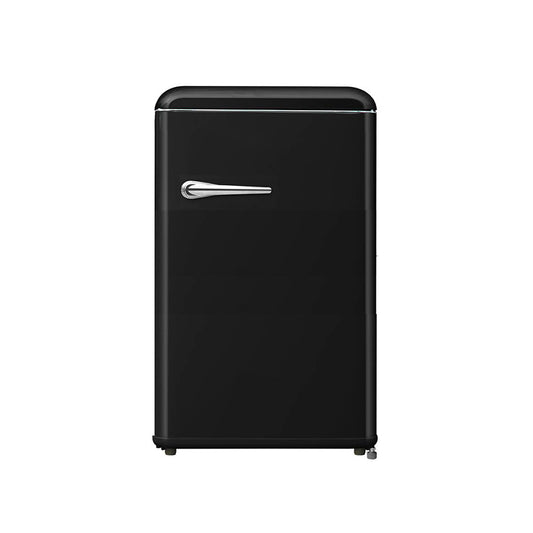 Campomatic One Door Refrigerator [Retro Vintage] - BLACK, 118L, FR180VB