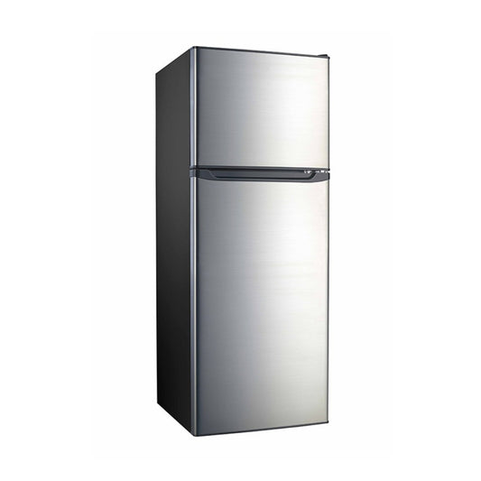 Campomatic Top Mount Defrost Refrigerator, 270L Net Capacity - [Silver], FR270X