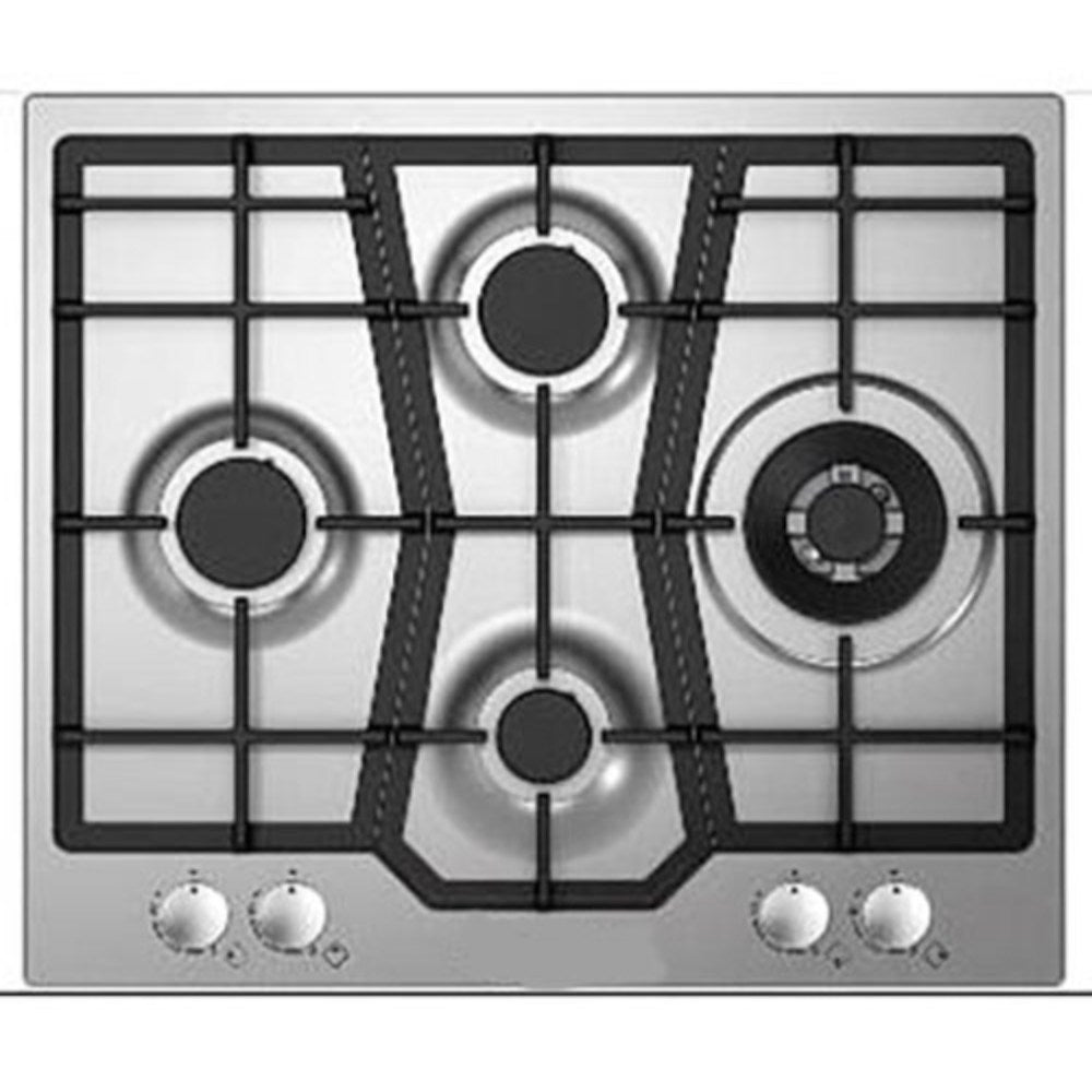 France, Gas Cooktop 60Cm, Cast Iron , Stainless (Made In Italy)