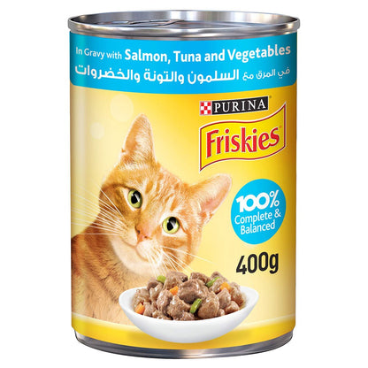 PURINA - Friskies Wet Cat Food 400g, Available in Different Colors