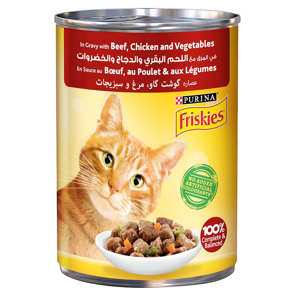 PURINA - Friskies Wet Cat Food 400g, Available in Different Colors
