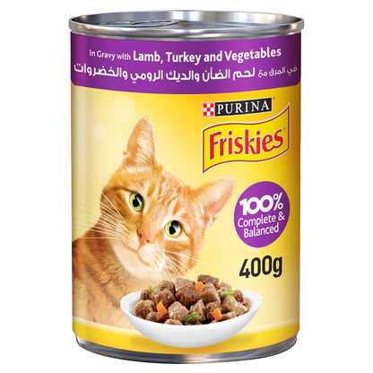 PURINA - Friskies Wet Cat Food 400g, Available in Different Colors