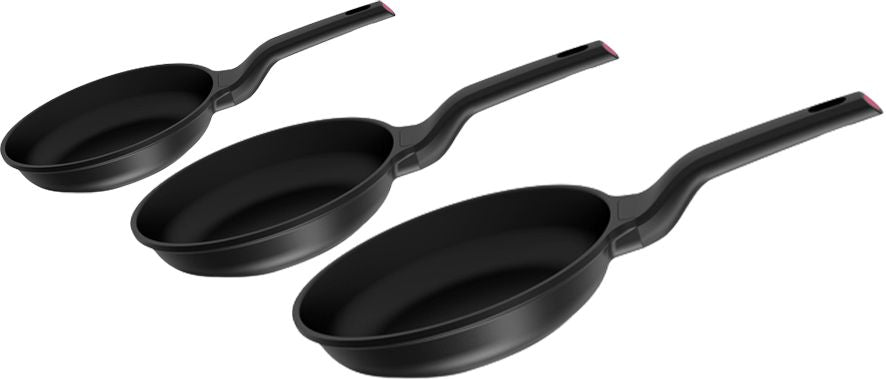 Taurus, Set of 3 Frying Pans 20, 24 & 28 cm