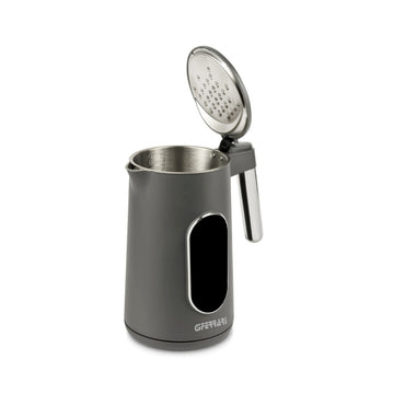 G3Ferrari 1.7L - 1850W-2200W Electric Kettle - Temperature Indicator, Display Touch Screen, 40-100C (4 Programs), Stainless Steel Container And Anti-Burn Housing, Overheat Protection [Grey Color], G10205G