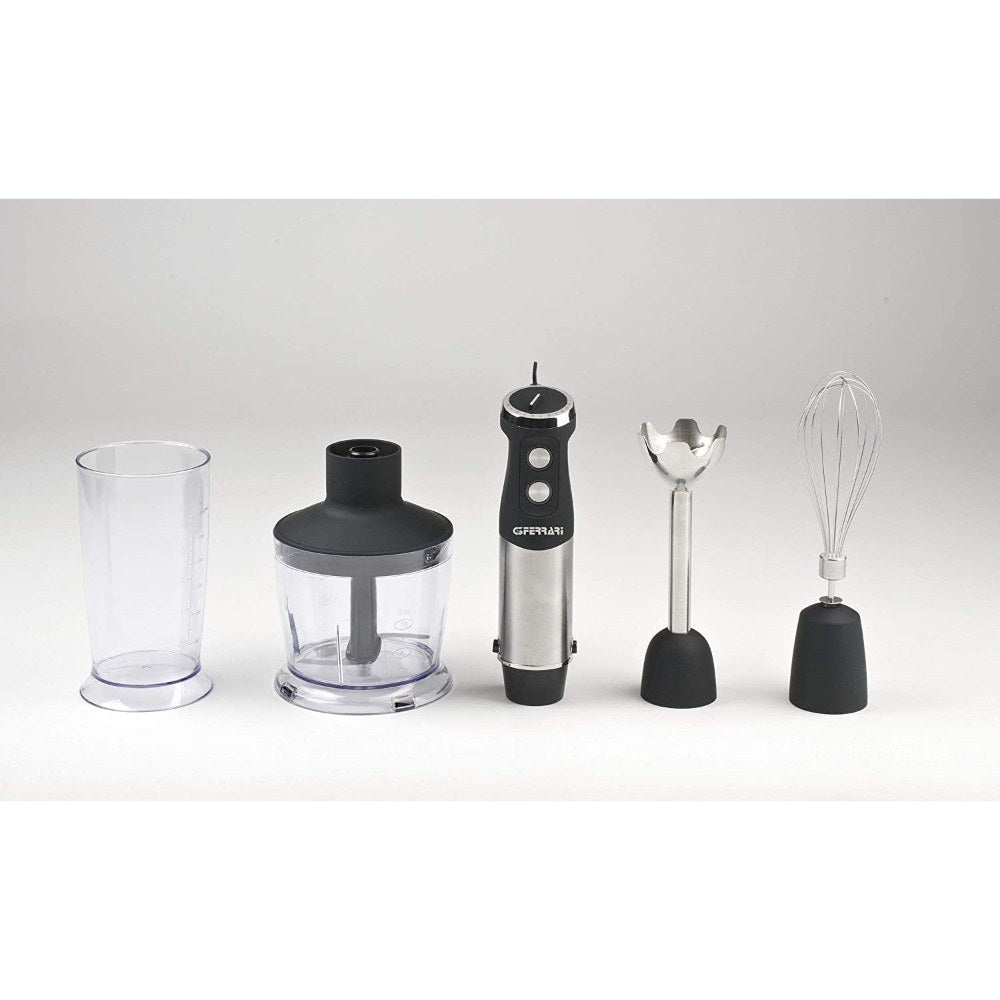 Gferrari, G20032 Hand Blender 600W 4 in 1, Black